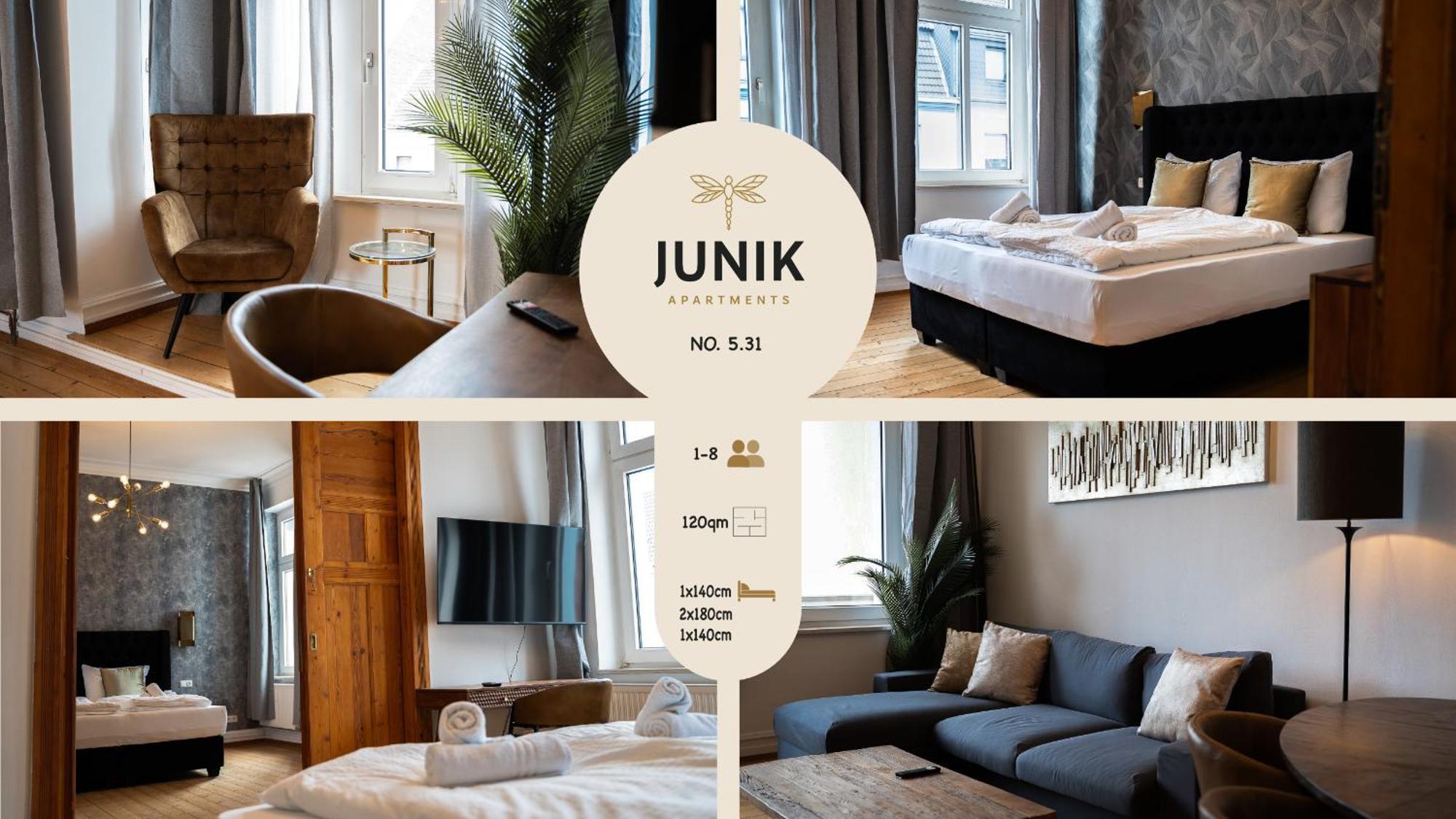 Junik Apartments - Deine Cityapartments In Duisburg Rum bild